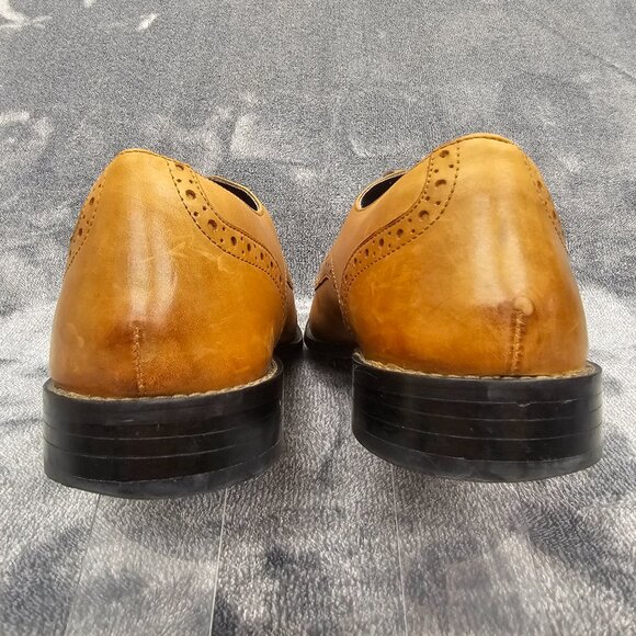 Stacy Adams Prescott Dress Shoes mens 11M Brown leather  cap toe oxford 24858 main image 7